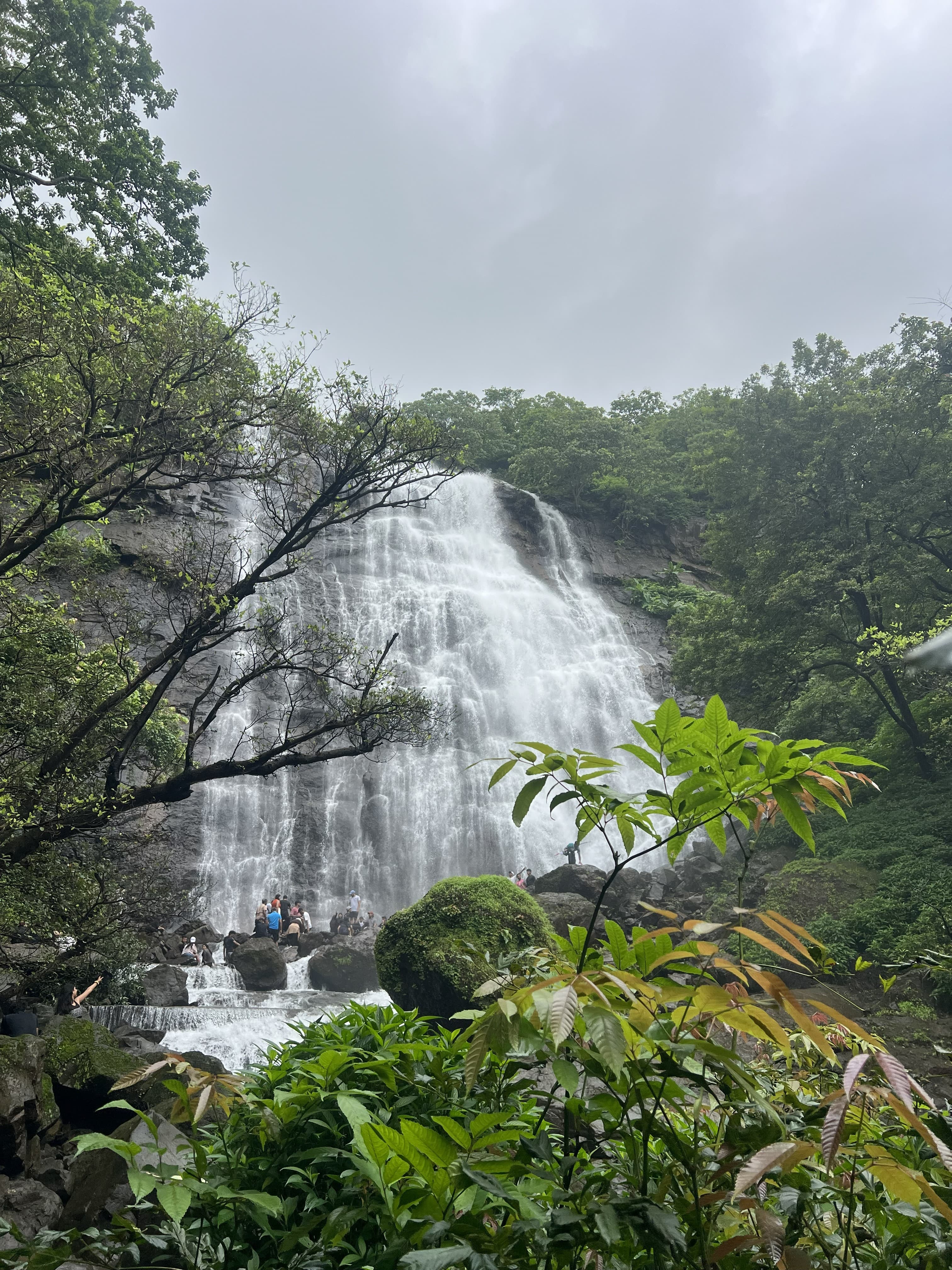 Waterfall stream flow