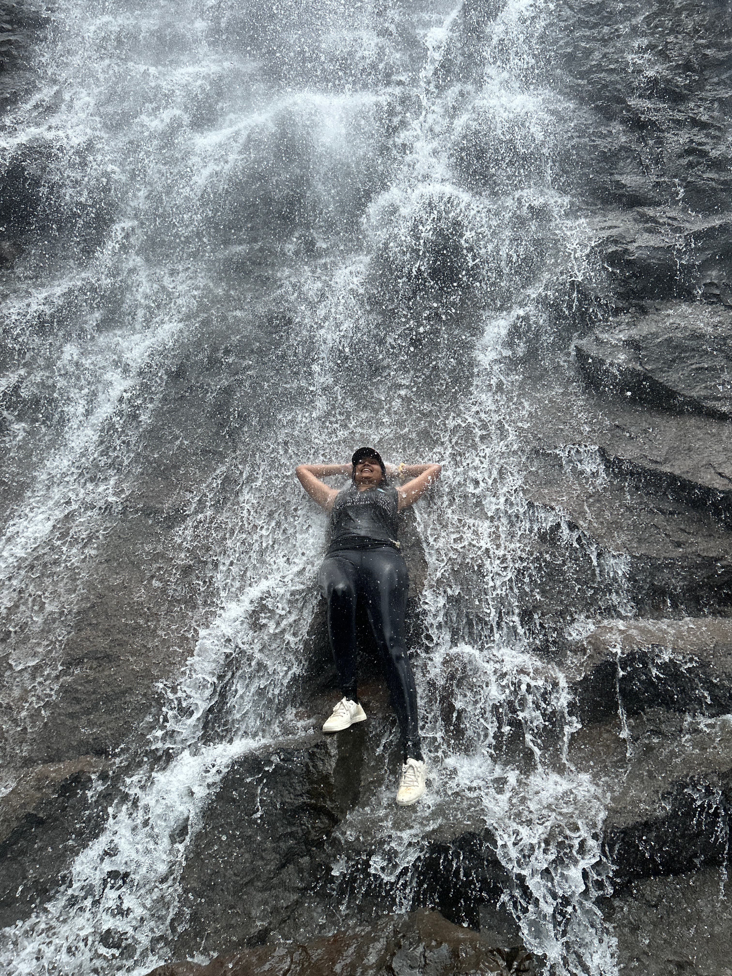 Waterfall stream flow