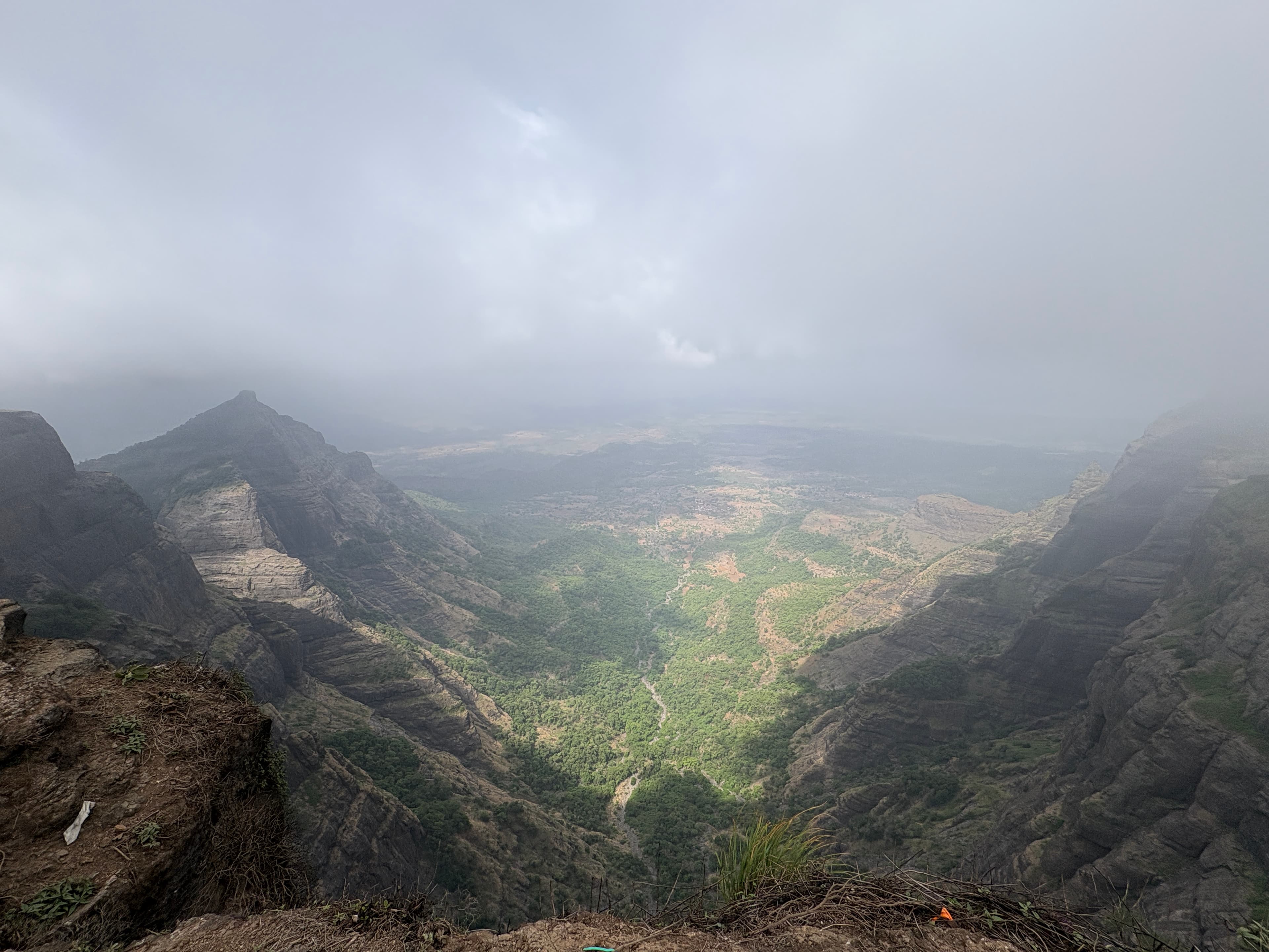 Trekking towards the peak