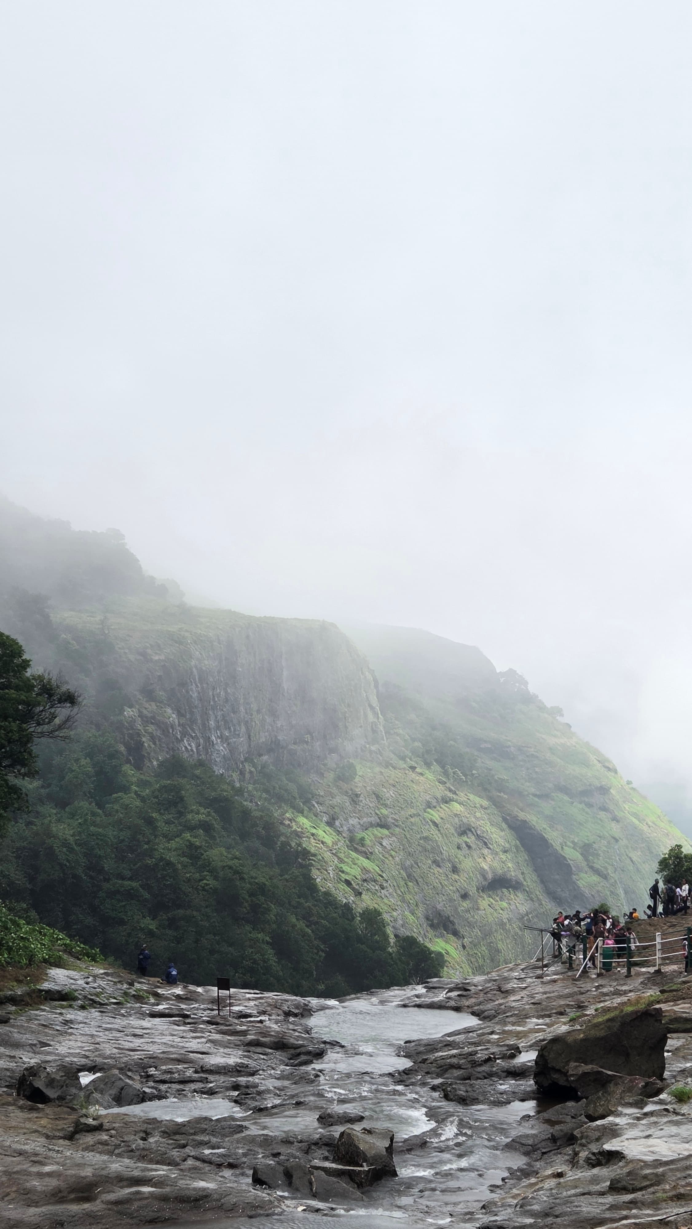 Trekking towards the peak