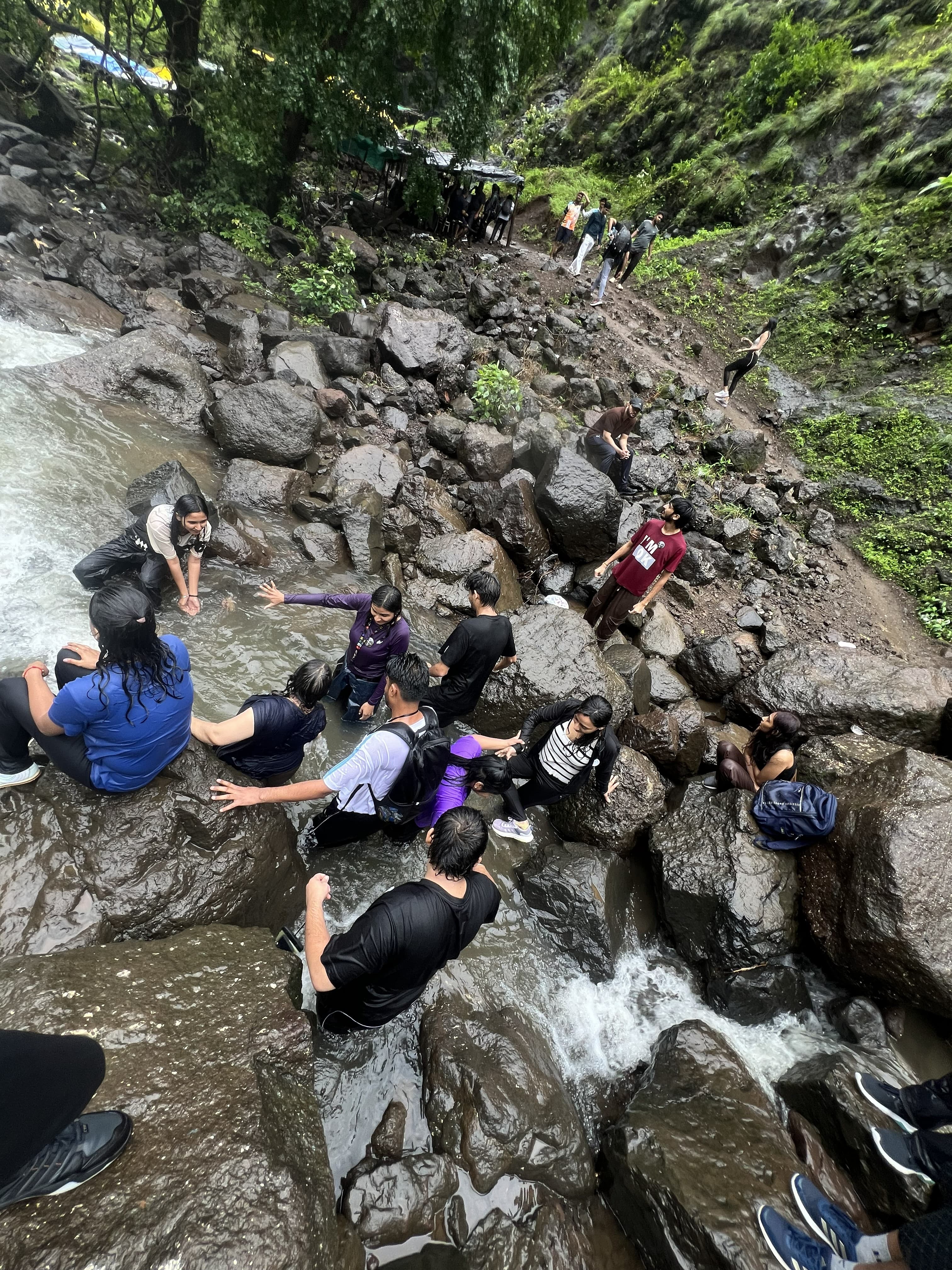 Majestic view of Kalu waterfall