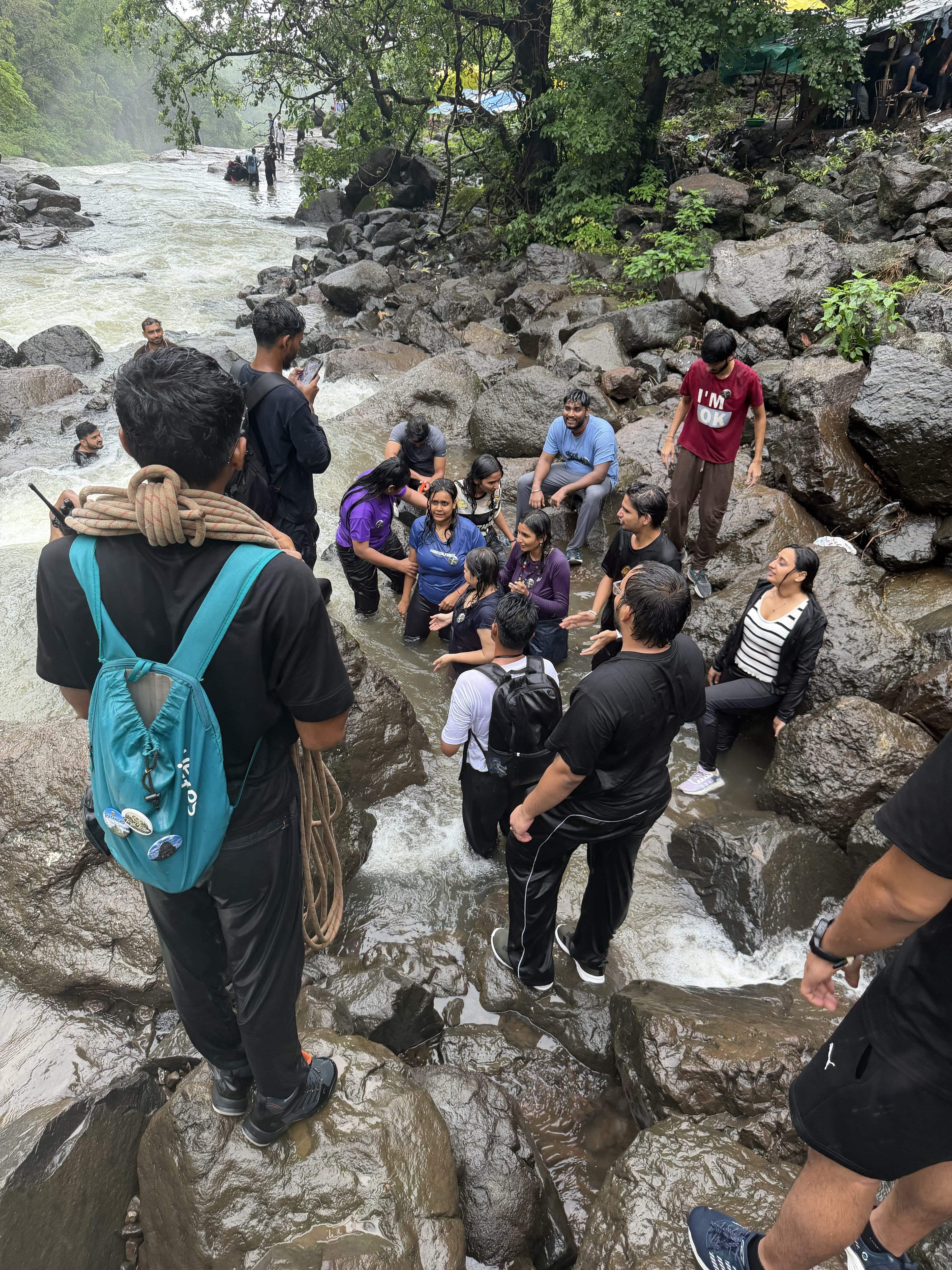 Majestic view of Kalu waterfall