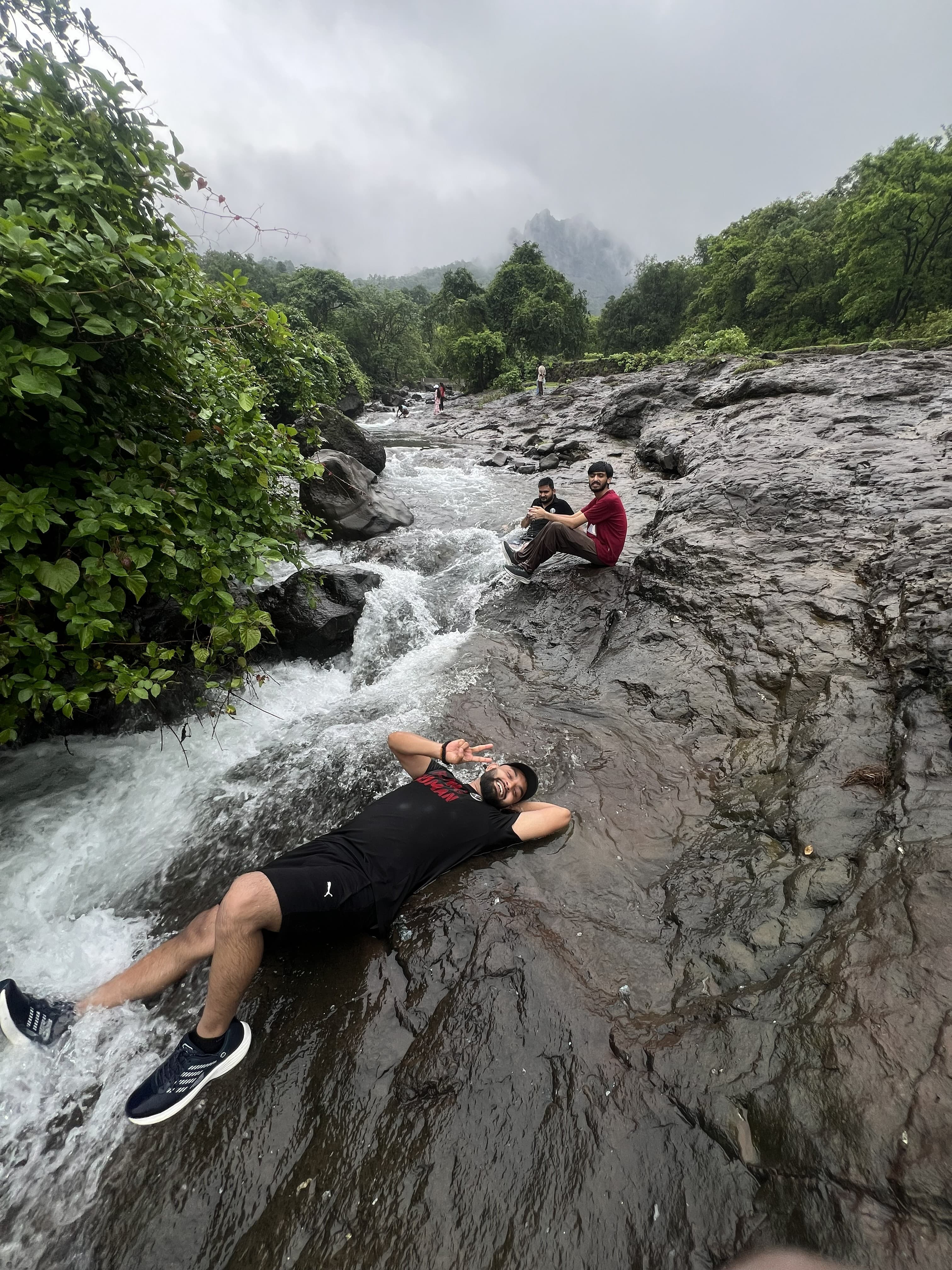 Majestic view of Kalu waterfall