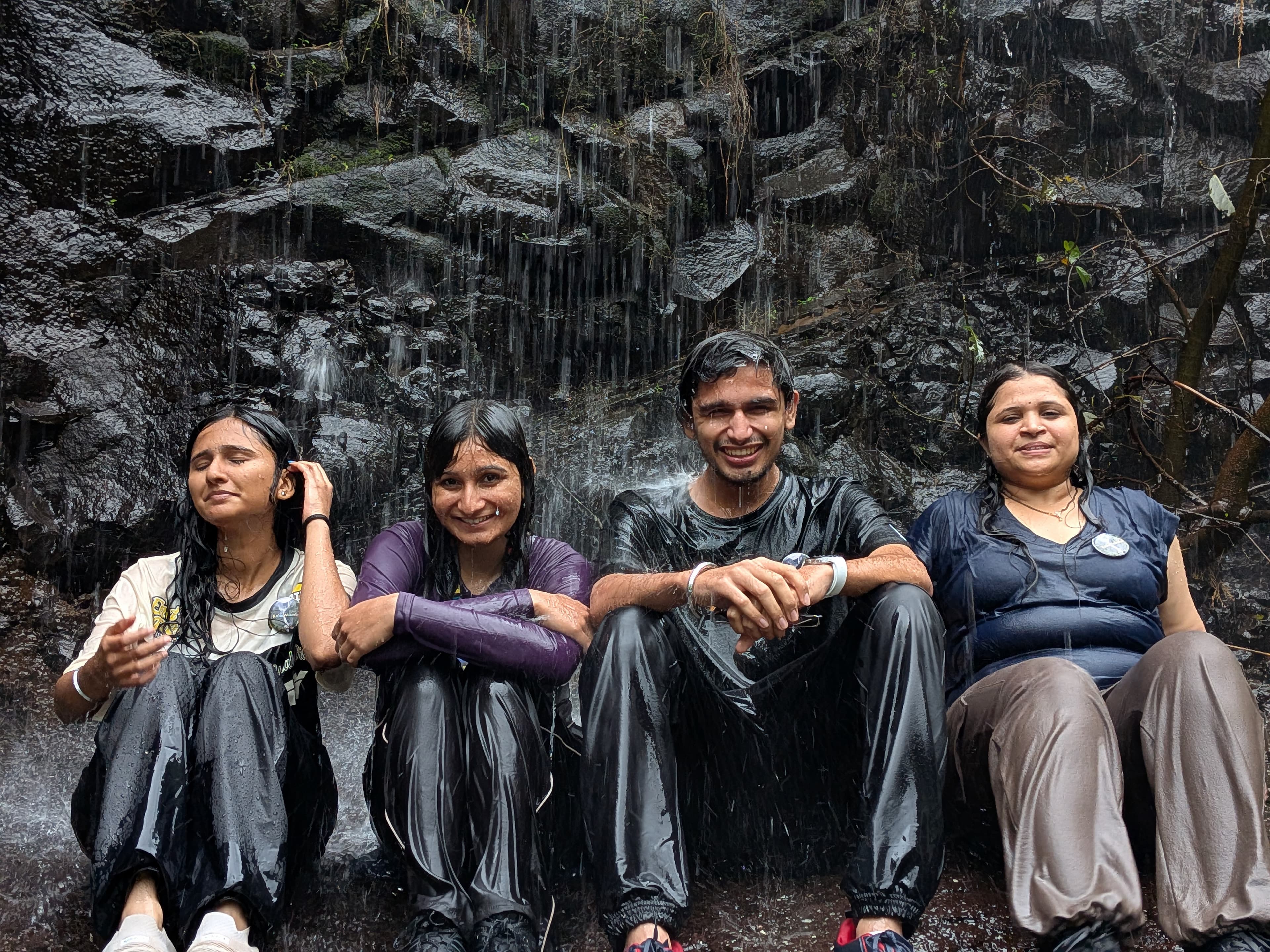 Majestic view of Kalu waterfall