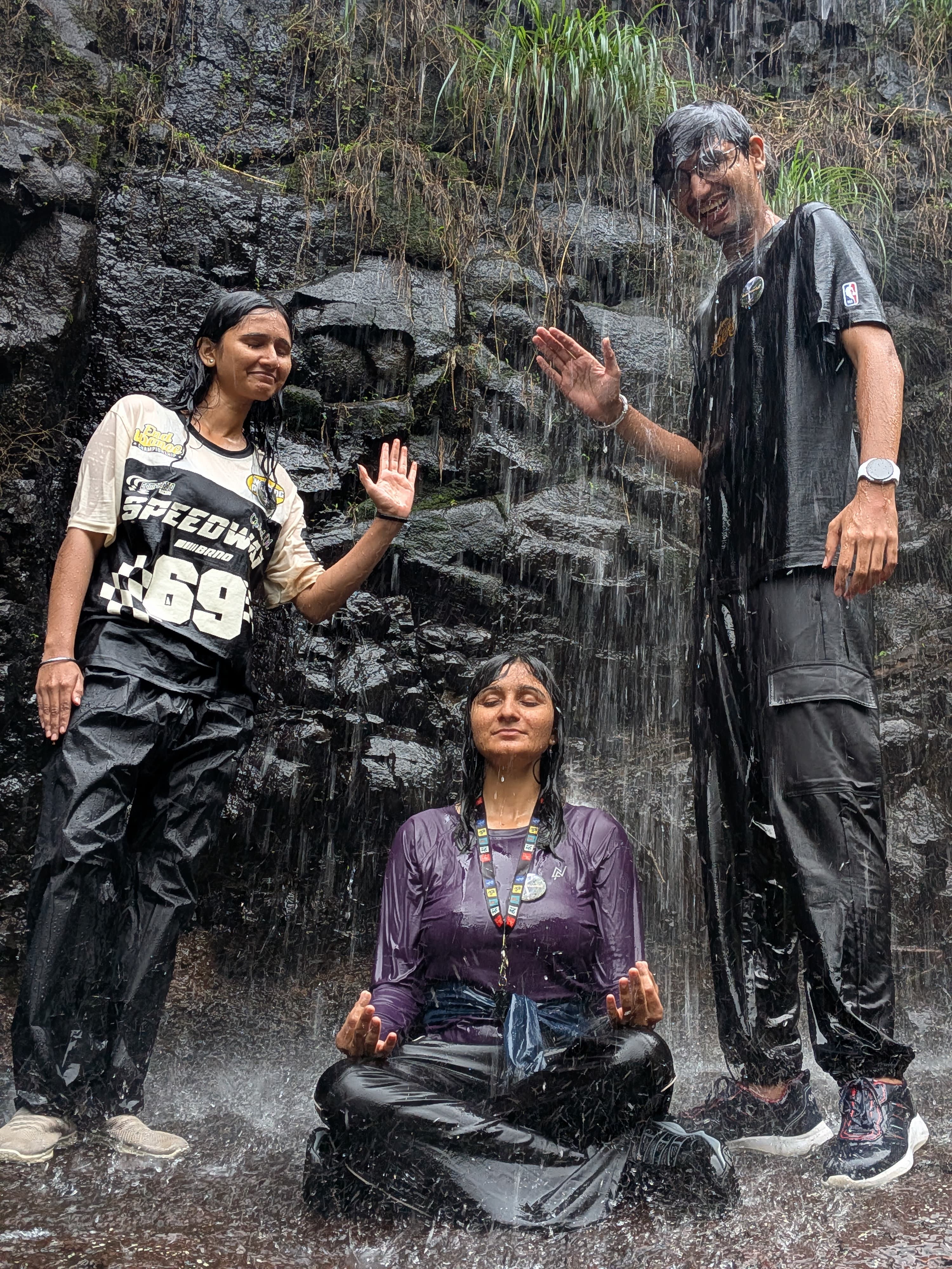 Majestic view of Kalu waterfall