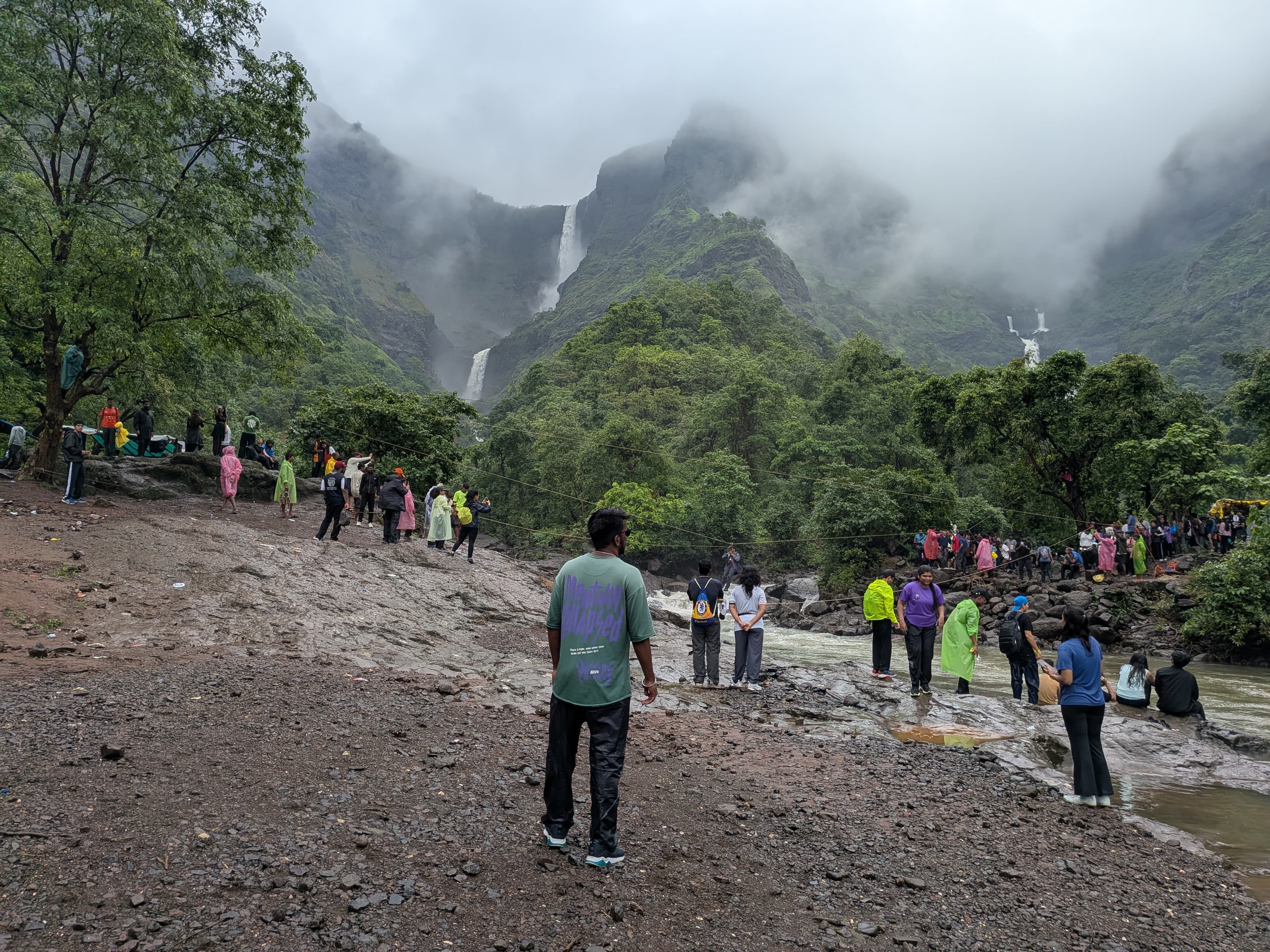Majestic view of Kalu waterfall
