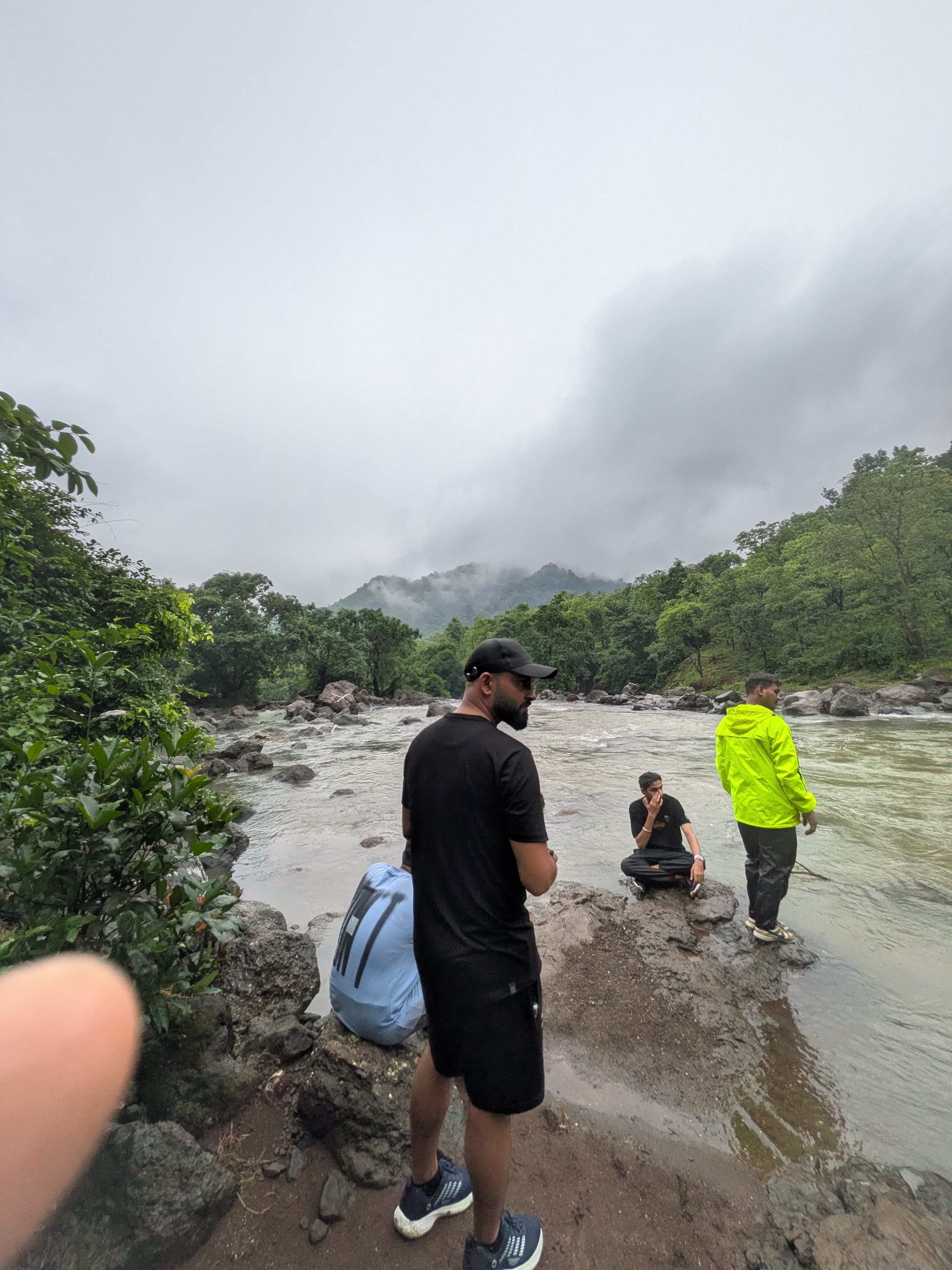Majestic view of Kalu waterfall