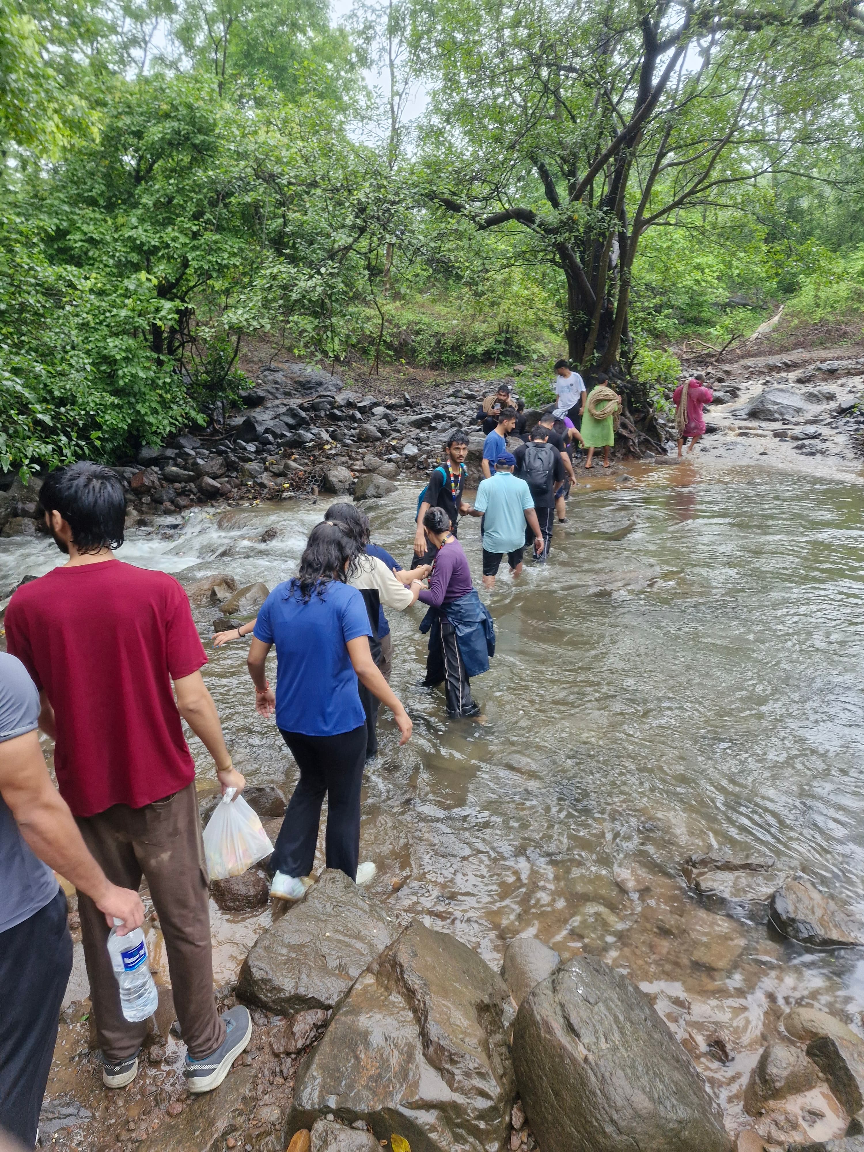 Majestic view of Kalu waterfall