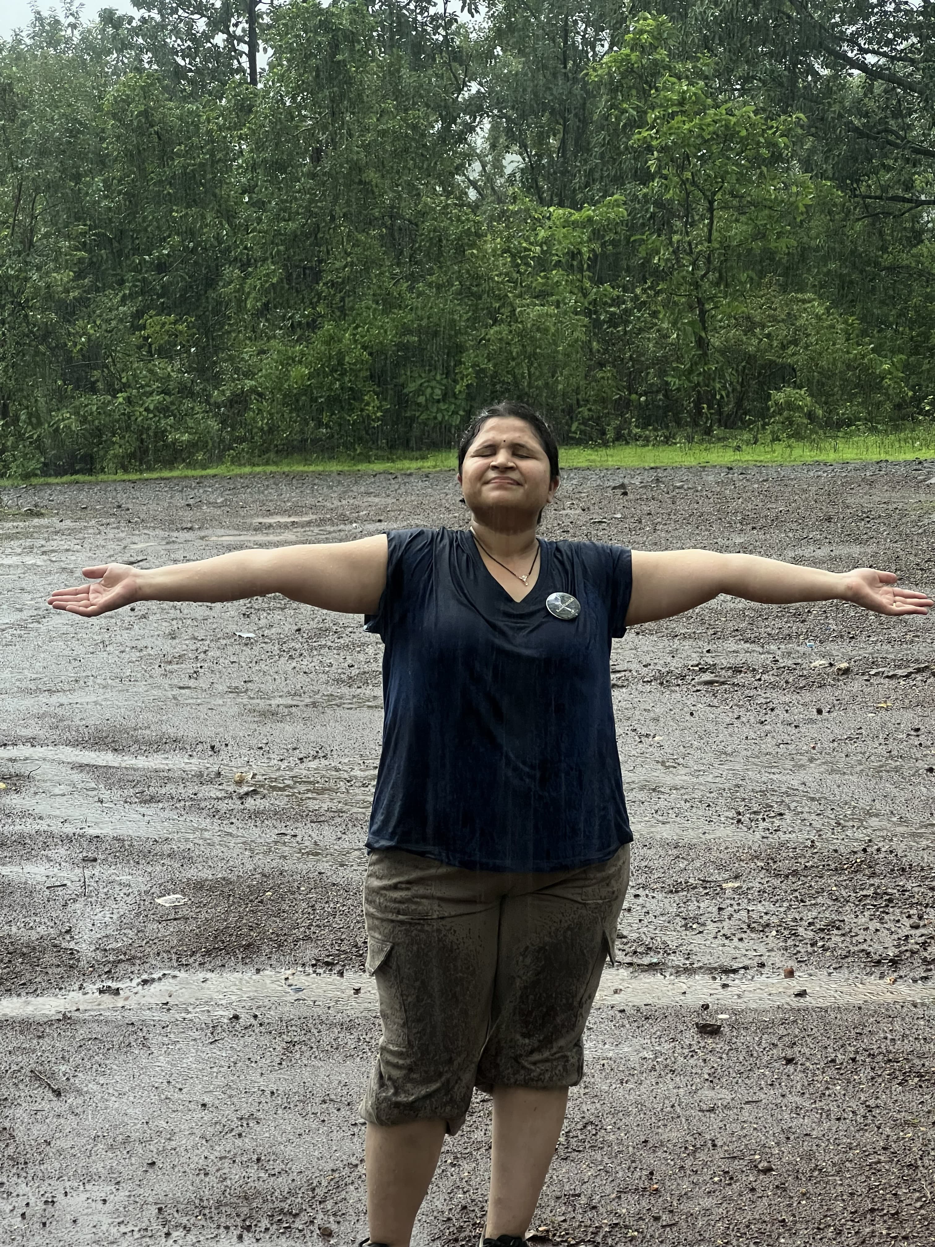 Majestic view of Kalu waterfall